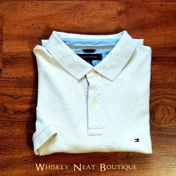 Tommy Hilfiger Other - Tommy Hilfiger Short Sleeve Polo Shirt in Beige